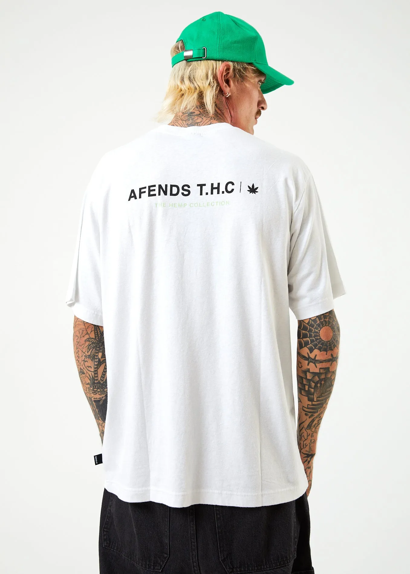 AFENDS Mens Horizon - Retro T-Shirt - White