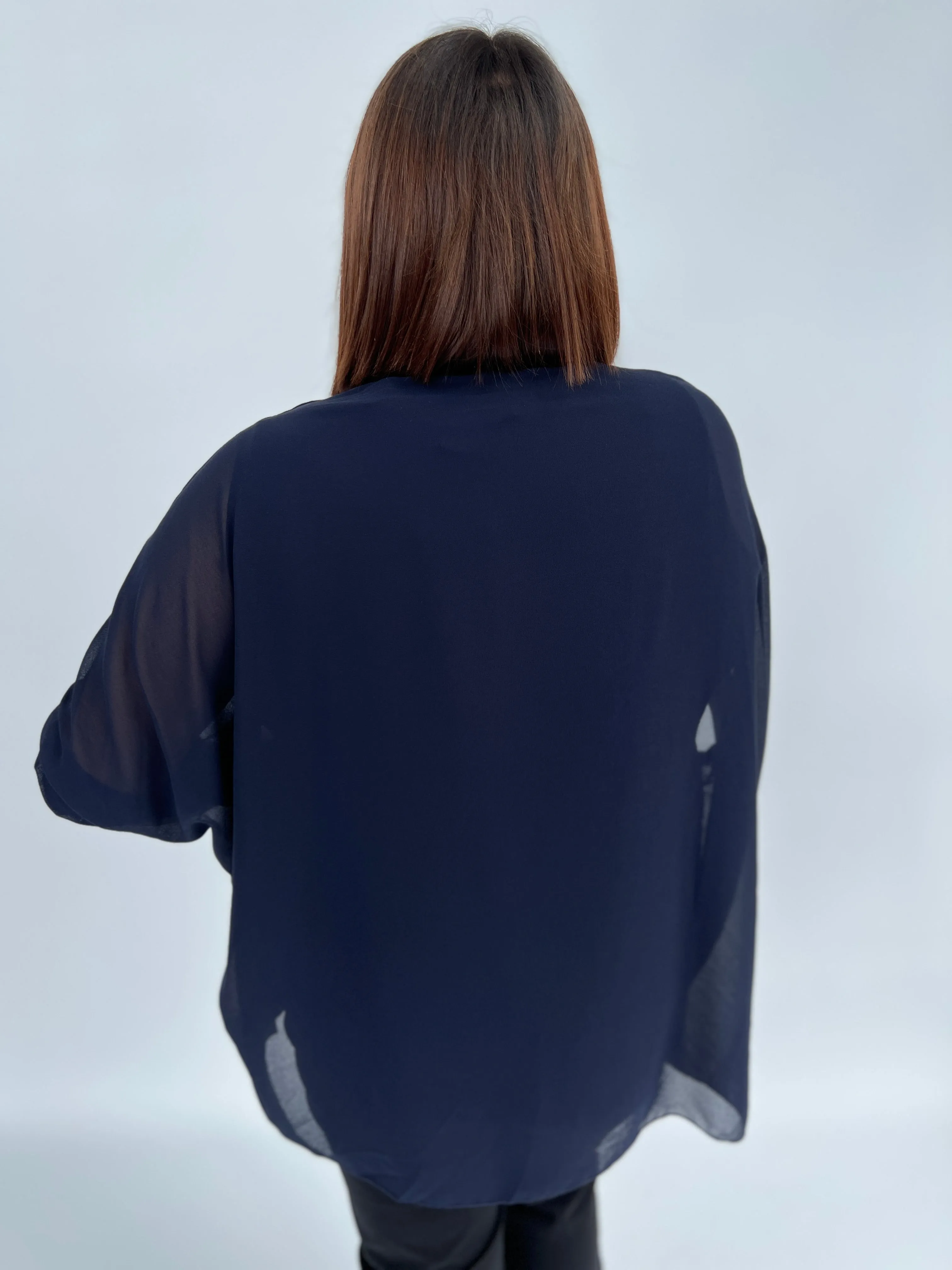 Alice Blouse in Navy