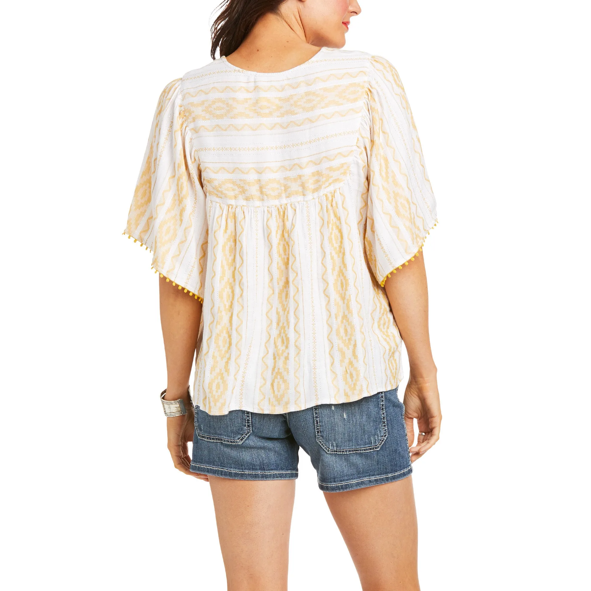 Ariat Ladies Half-Sleeve Reed Gold Tunic Shirt 10036330