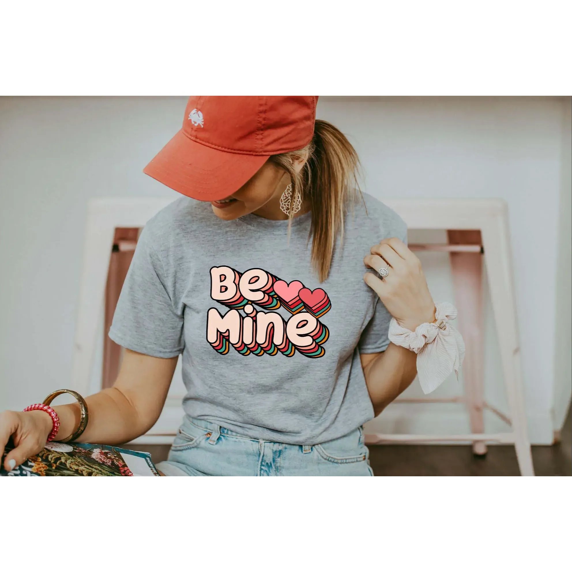 Be Mine Retro Valentine's Day Shirt