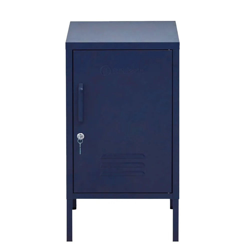 Blue Metal Bedside Table with Storage – ArtissIn