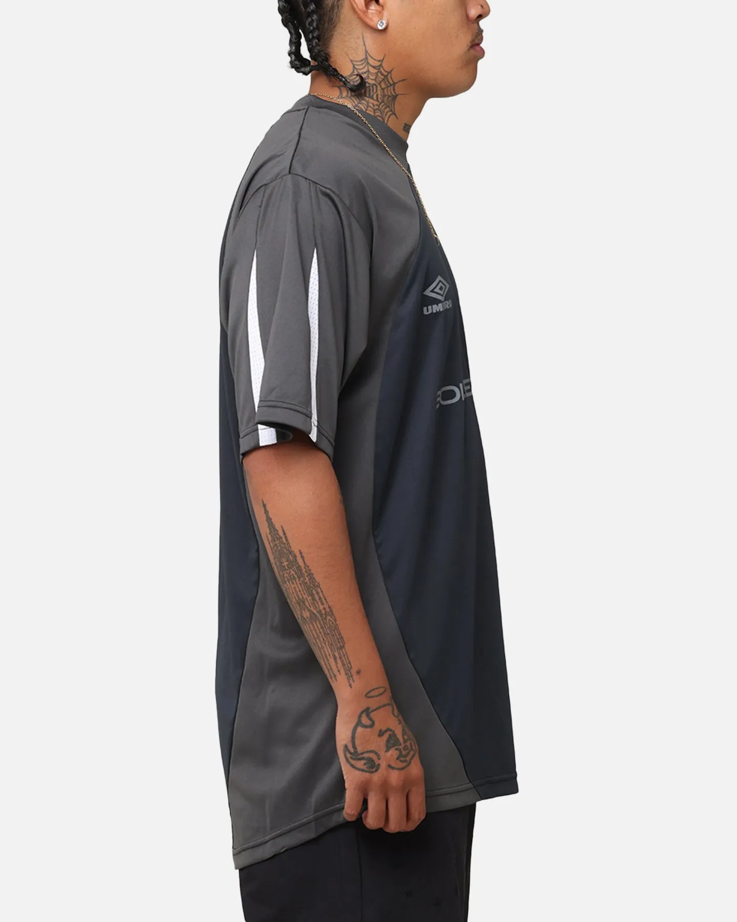 Boiler Room X Umbro Football Jersey T-Shirt Black