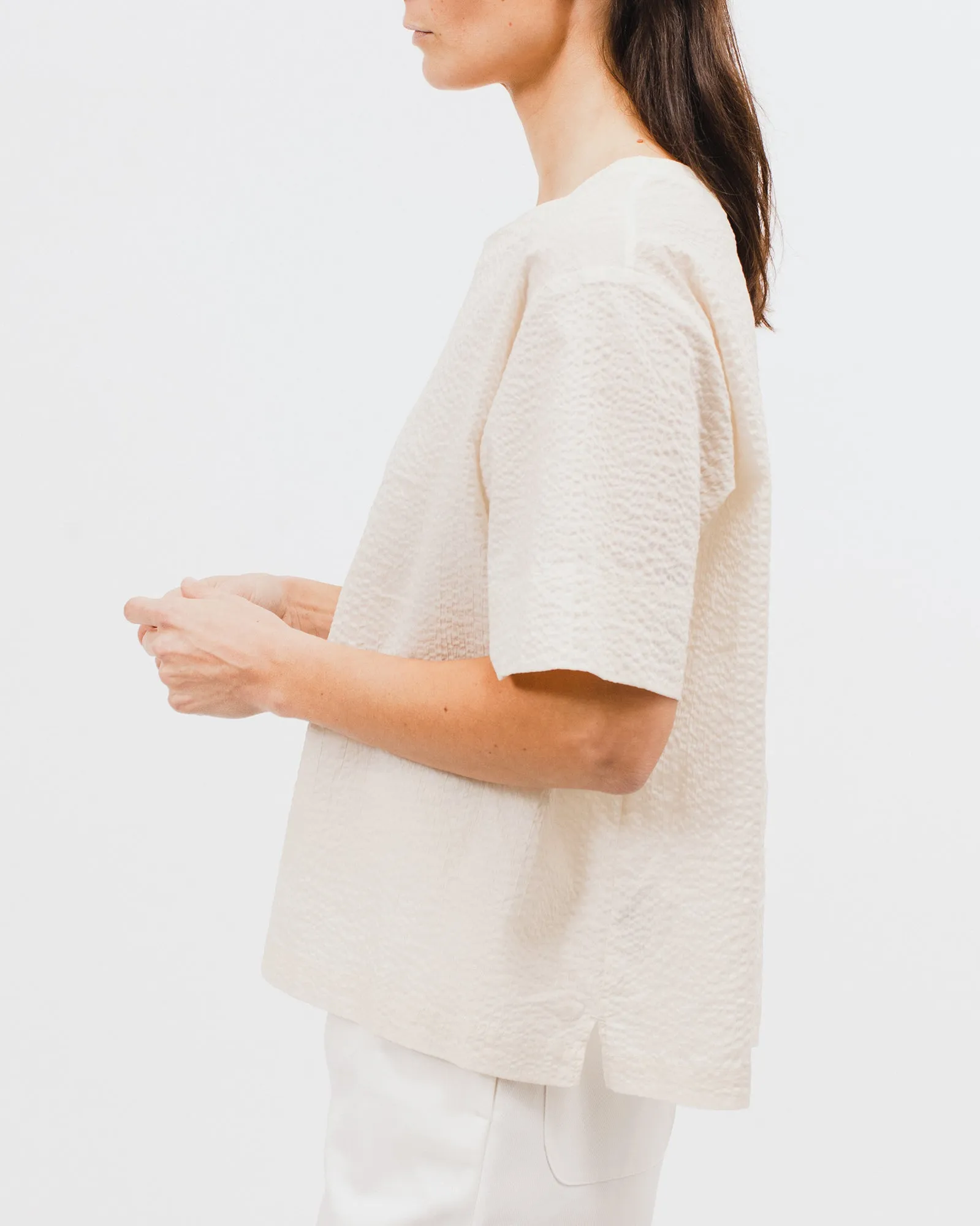 Boxy SS Shirt - Natural W