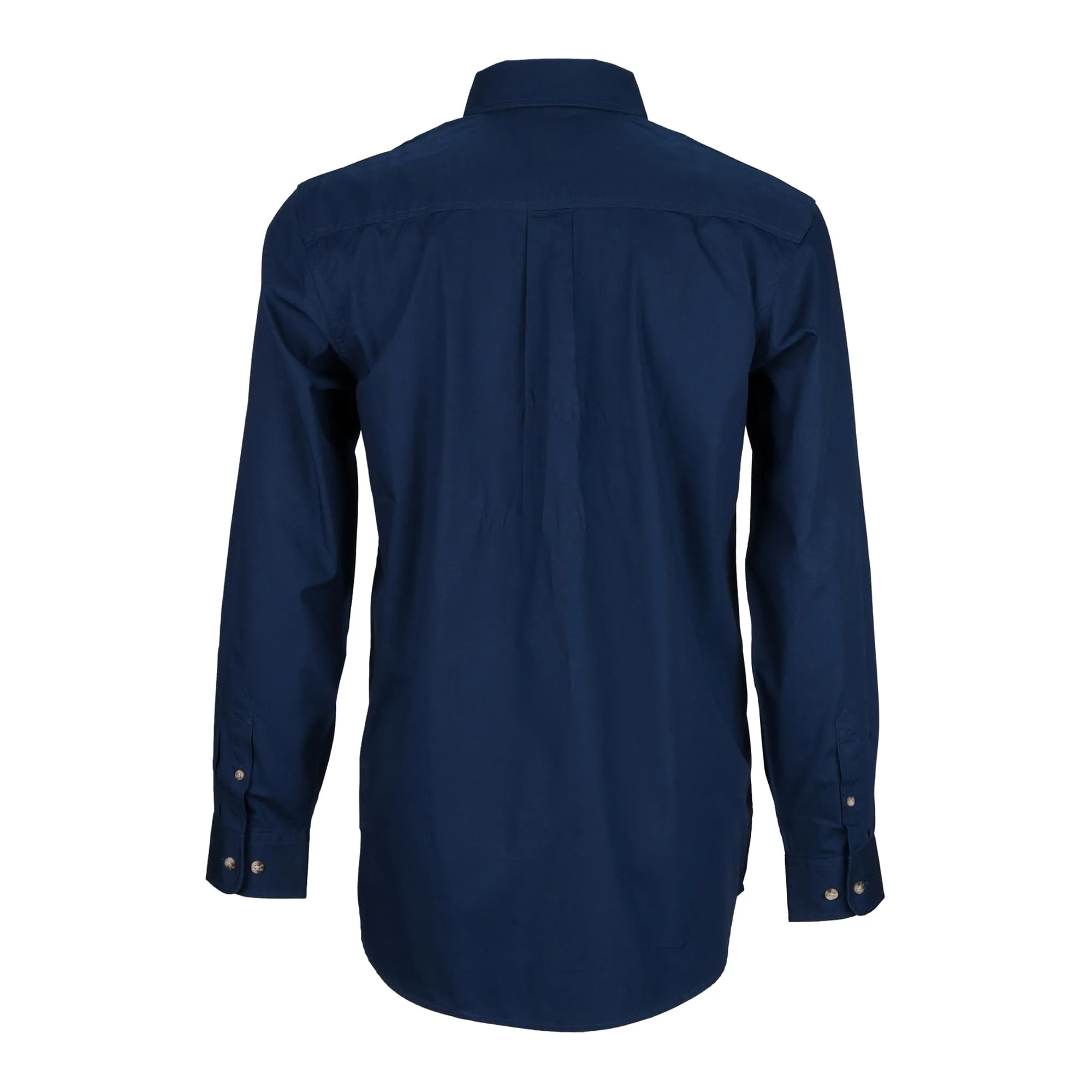 Burke & Wills Men's Melbourne Shirt Navy Blue