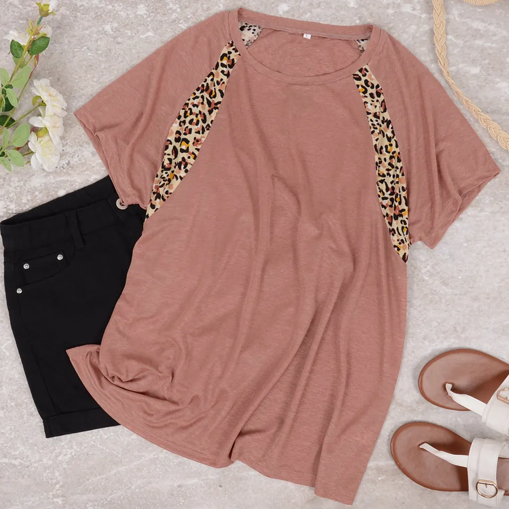 Contrast Leopard Lux Tee