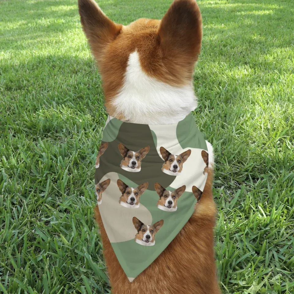 Custom Pet Bandana Camo