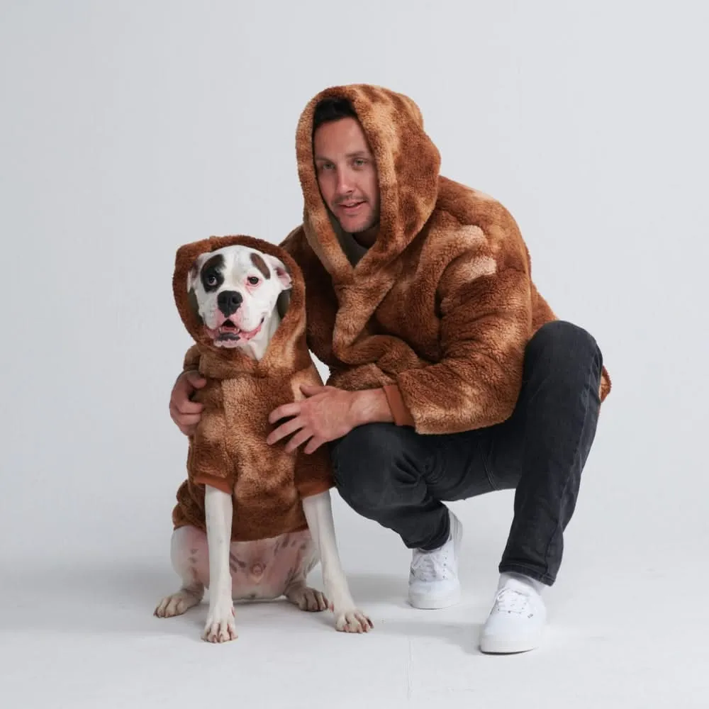 Fluffdreams Blanket Dog Hoodie - Mocha