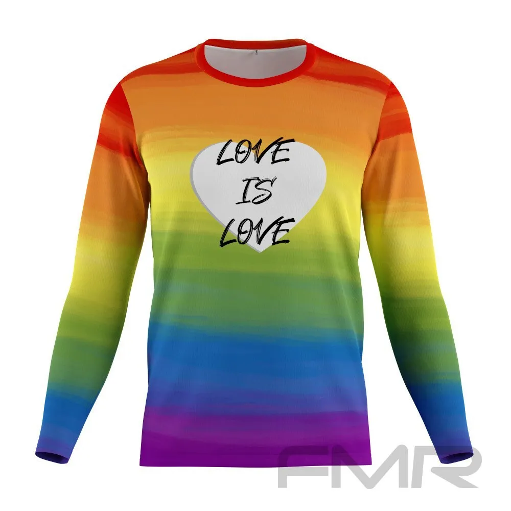 FMR Men's Love Long Sleeve Running Shirt