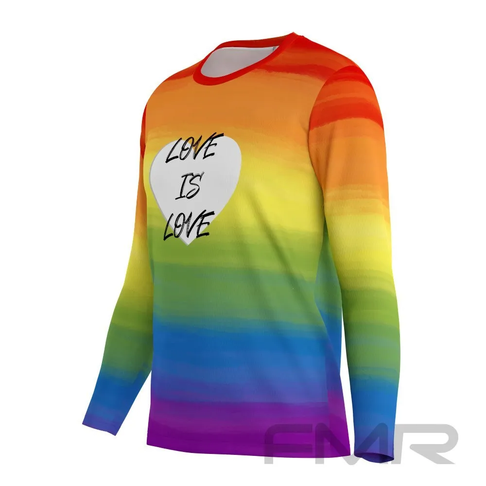 FMR Men's Love Long Sleeve Running Shirt