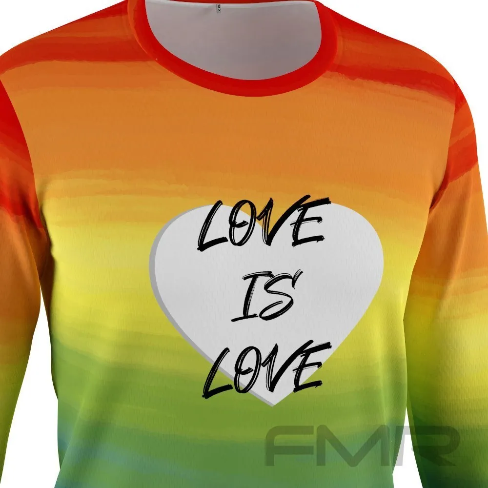 FMR Men's Love Long Sleeve Running Shirt