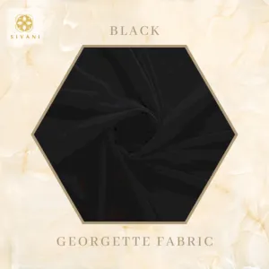 Georgette Fabric Black