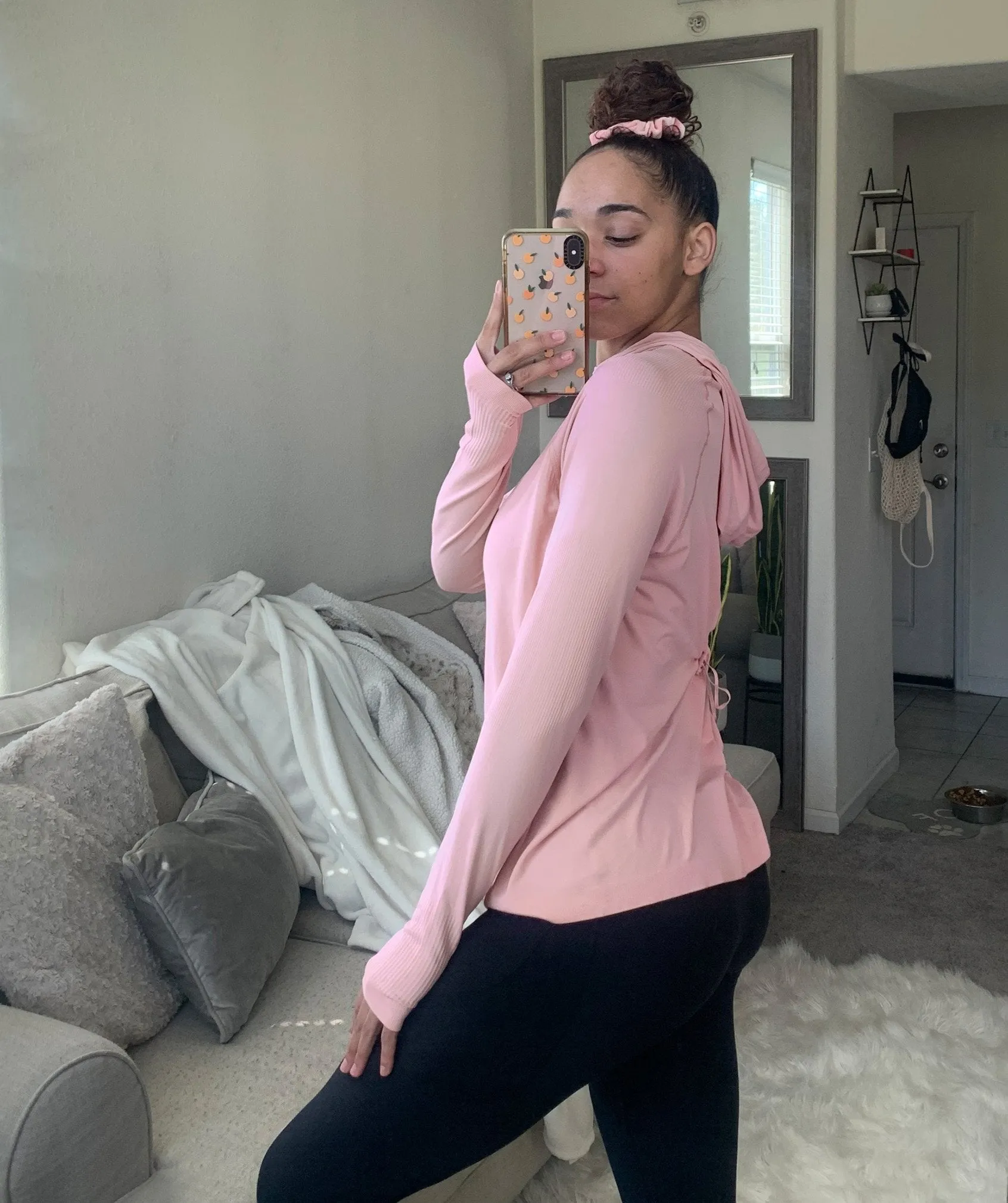 Gymshark Breeze Lightweight Seamless Hoodie - Pink