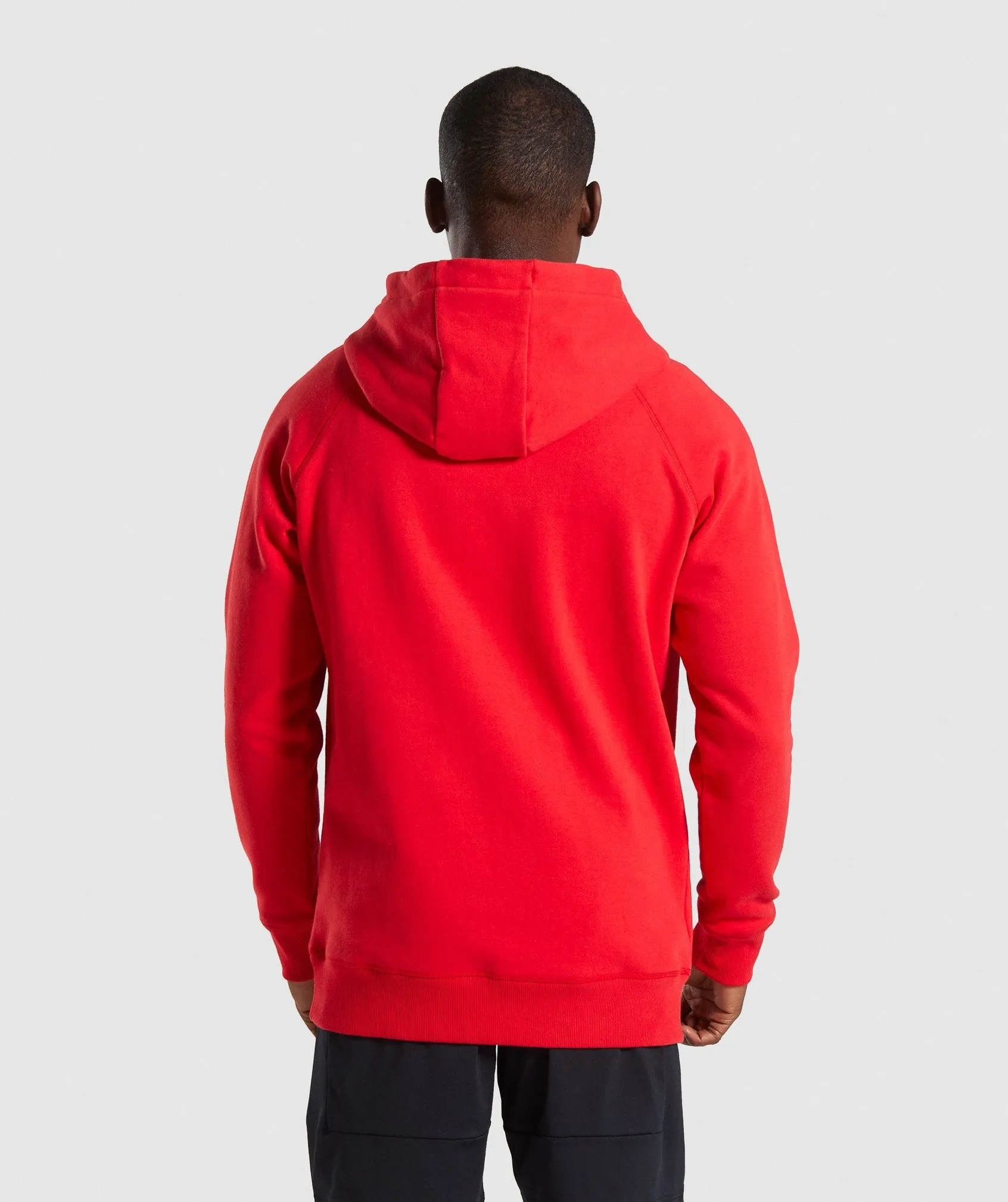 Gymshark Crest Hoodie - Red