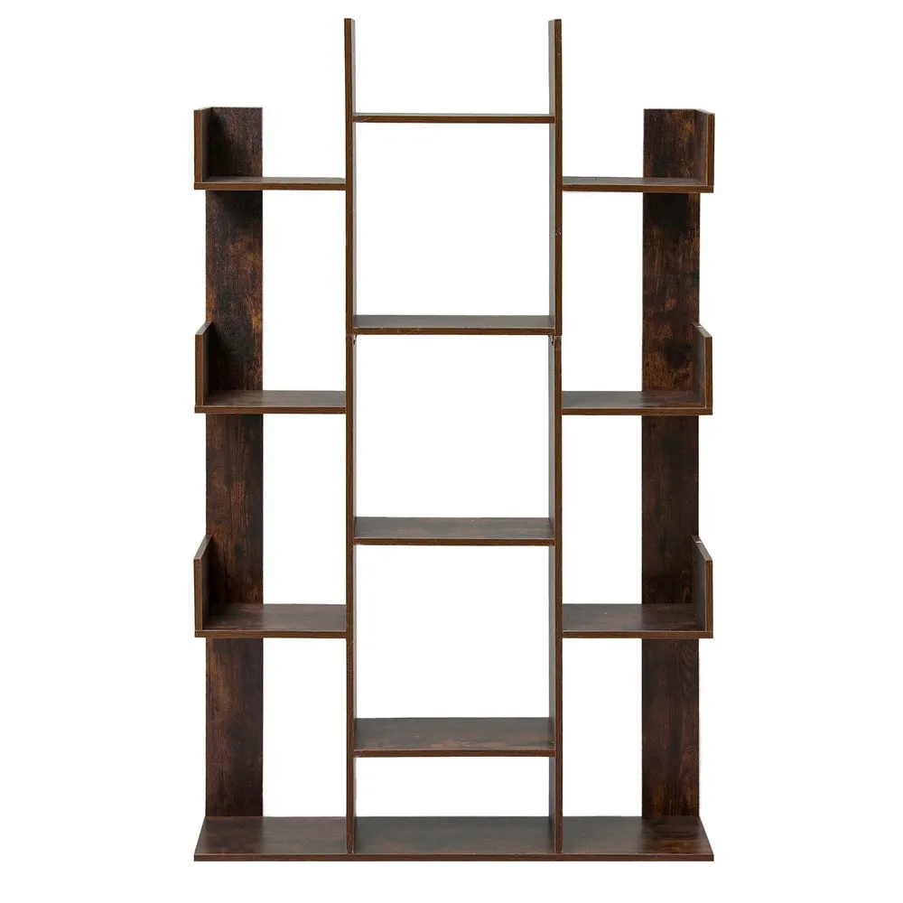 Industrial Tree-Shaped Bookshelf with 13 Shelves Artiss