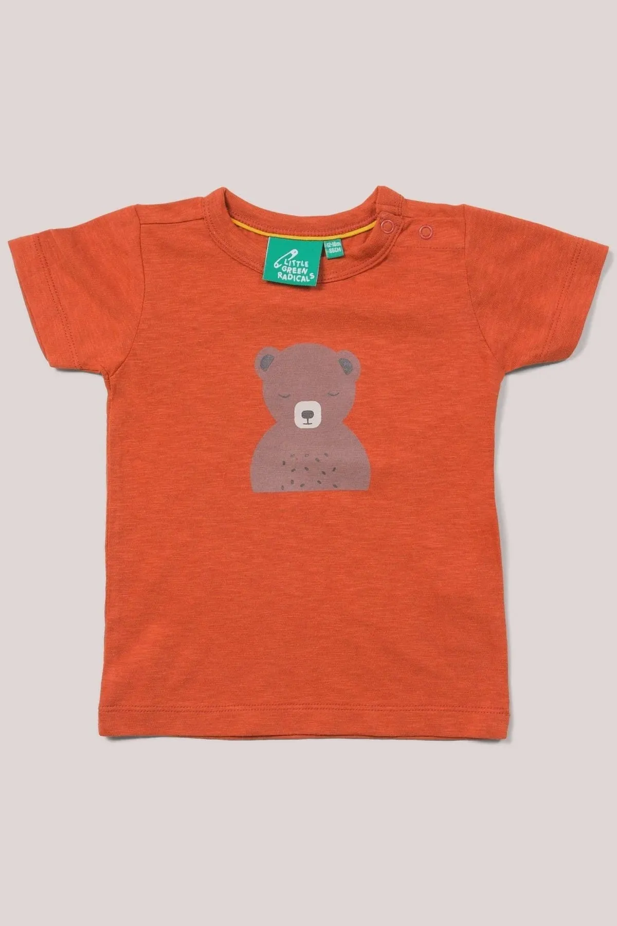 Little Green Radicals Bear Short Sleeve T-shirt - Bear Print