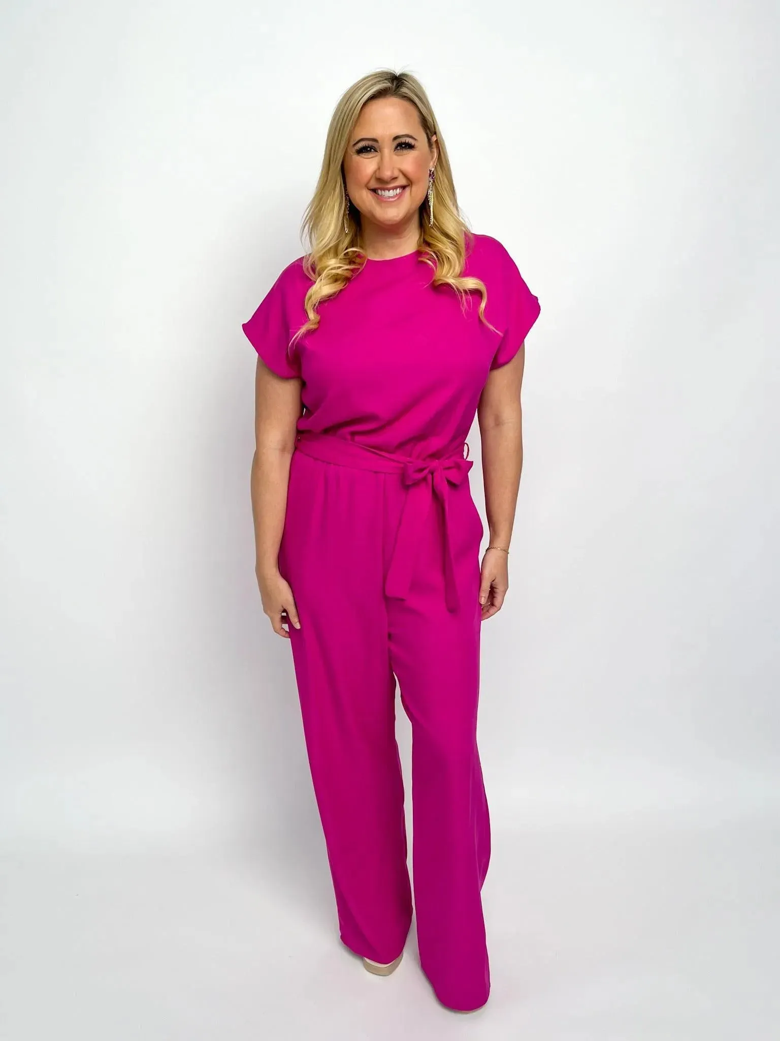 Magenta Jumpsuit