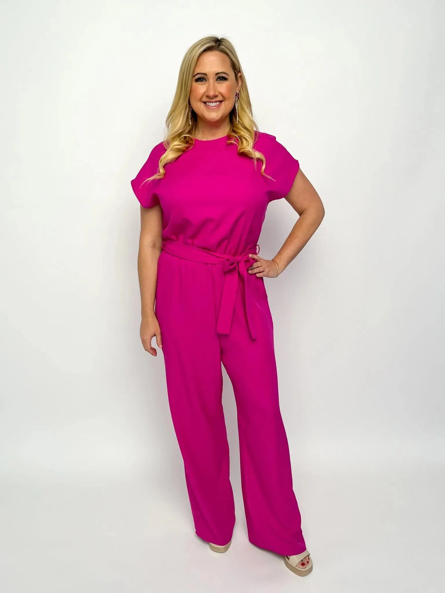 Magenta Jumpsuit