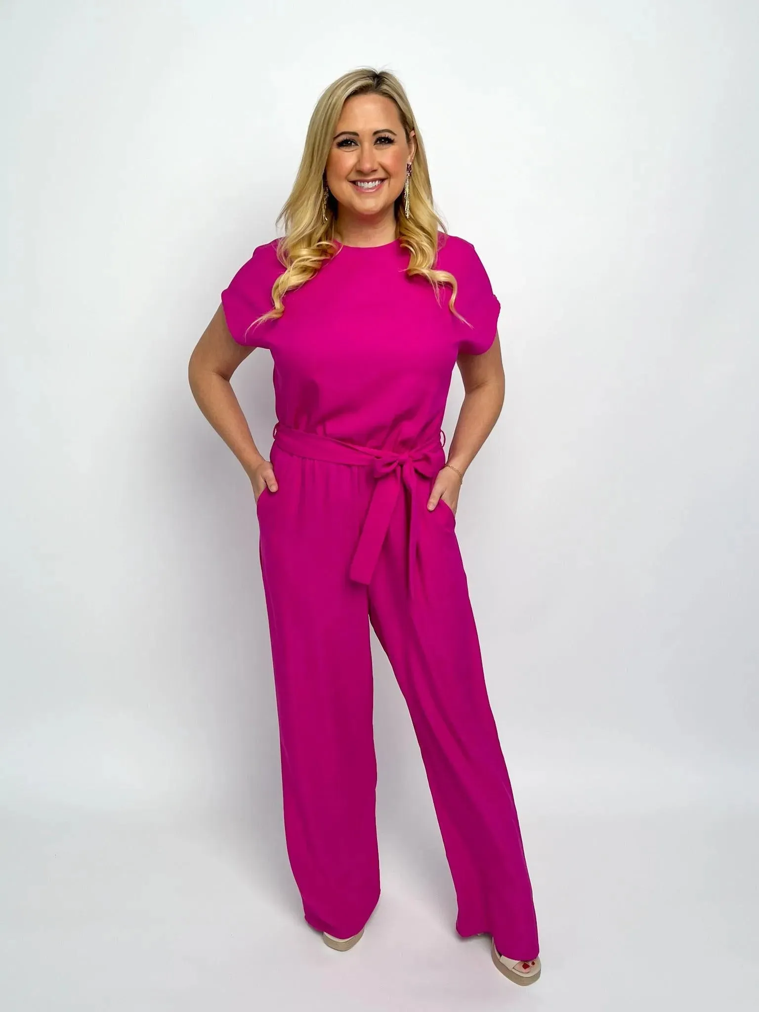 Magenta Jumpsuit