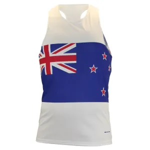 Men's Printed Singlet- New Zealand