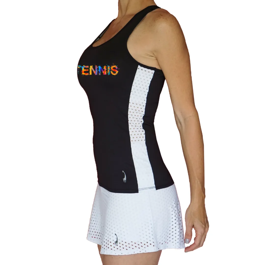 Modern Mesh Tennis Art Racerback