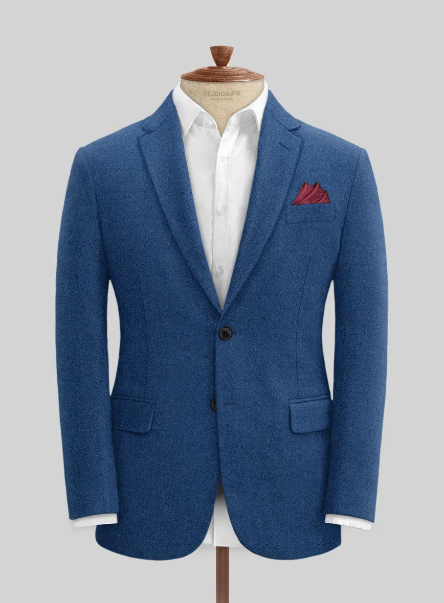 Naples Cobalt Blue Tweed Suit