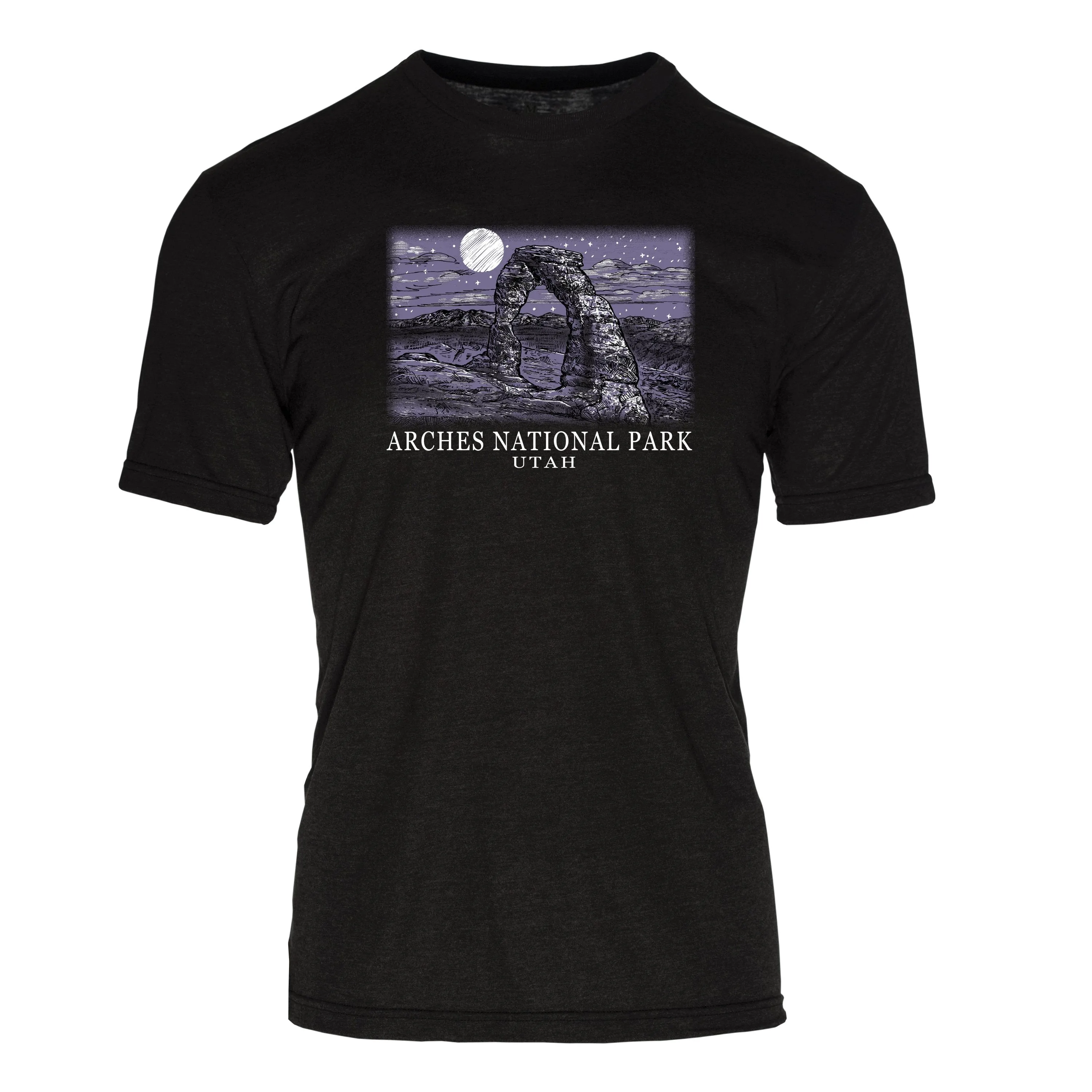 Night Sky Arches National Park REPREVE® Crew T-Shirt