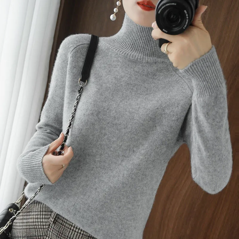 Pullover Turtleneck Cashmere Sweater