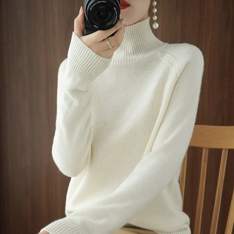 Pullover Turtleneck Cashmere Sweater