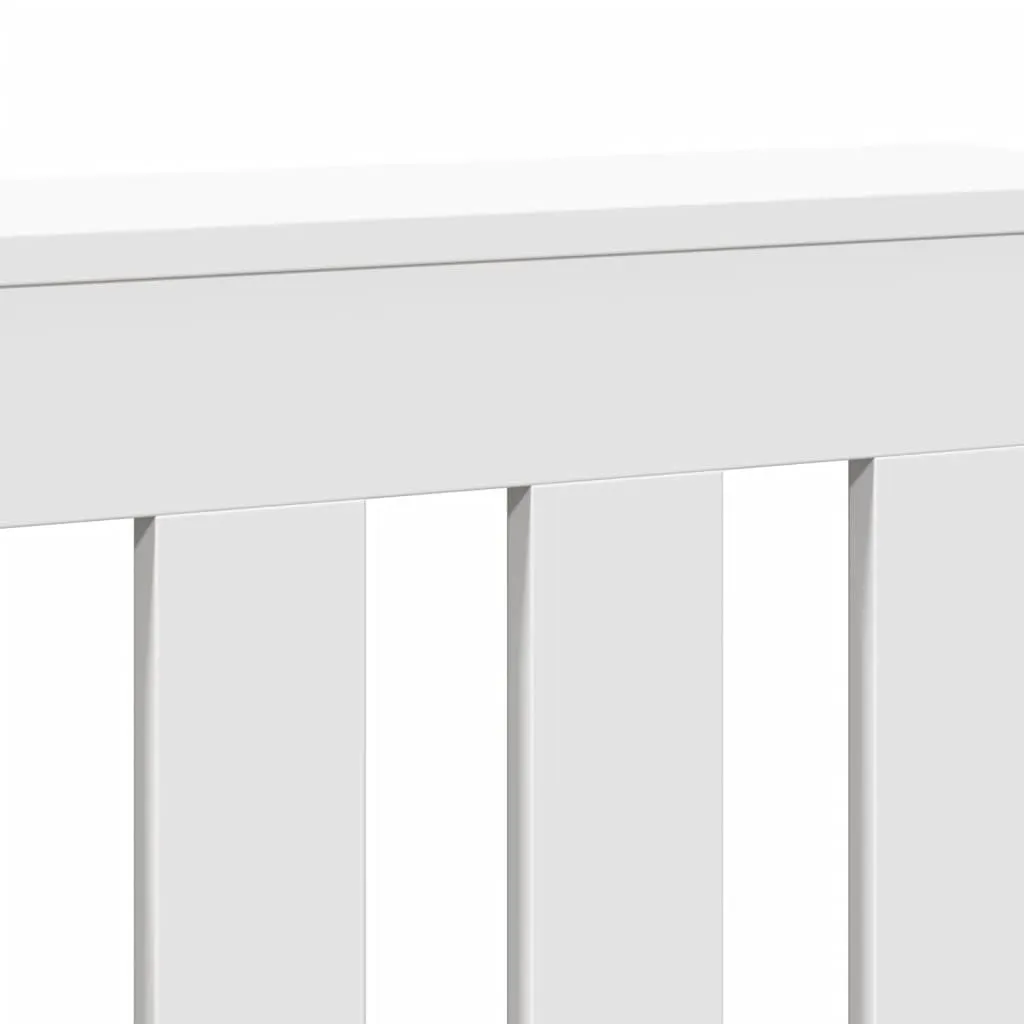 Radiator Cover White 175x20x82 cm Engineered Wood