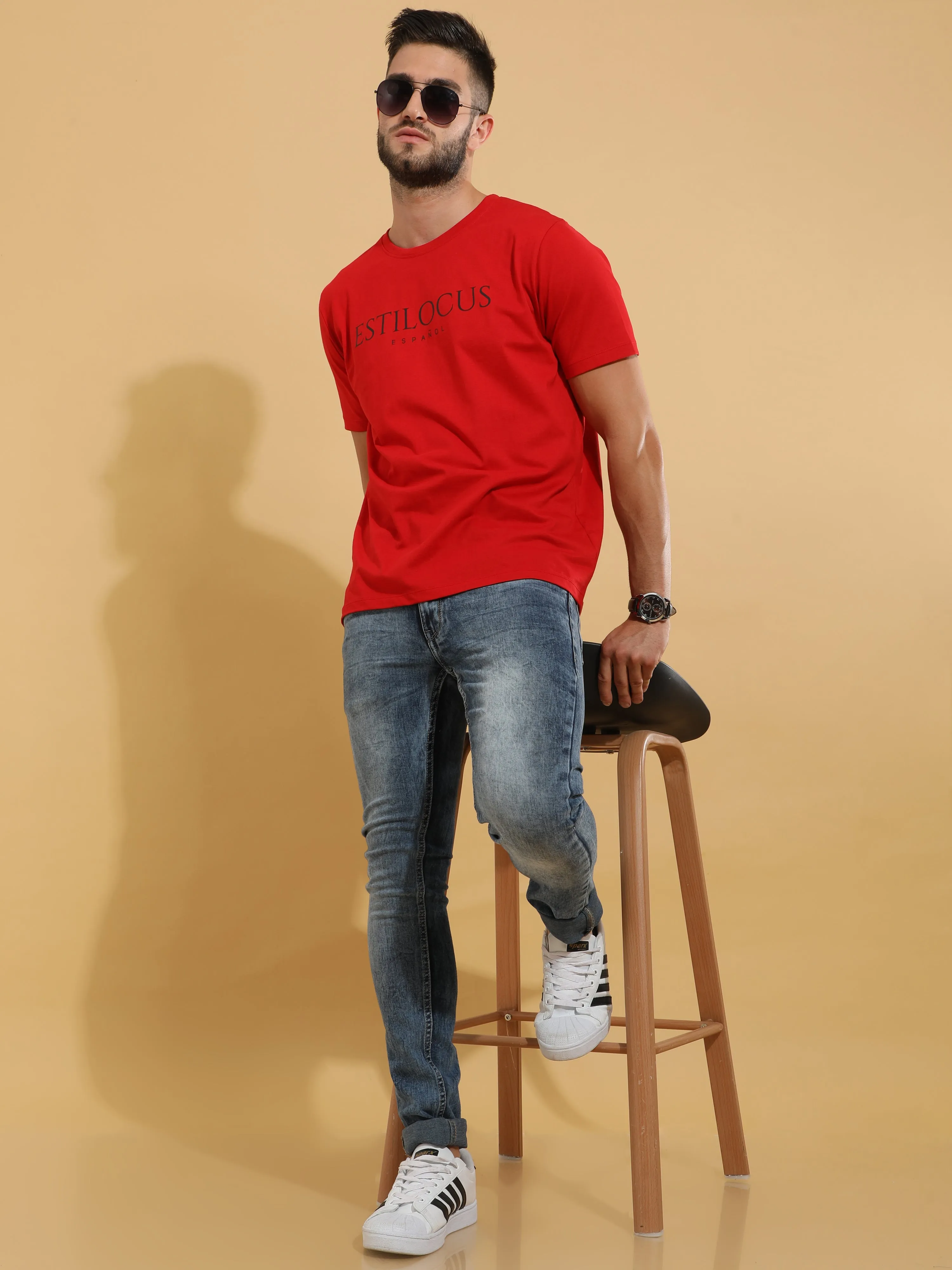 Rosso Corsa Crewneck T-Shirt