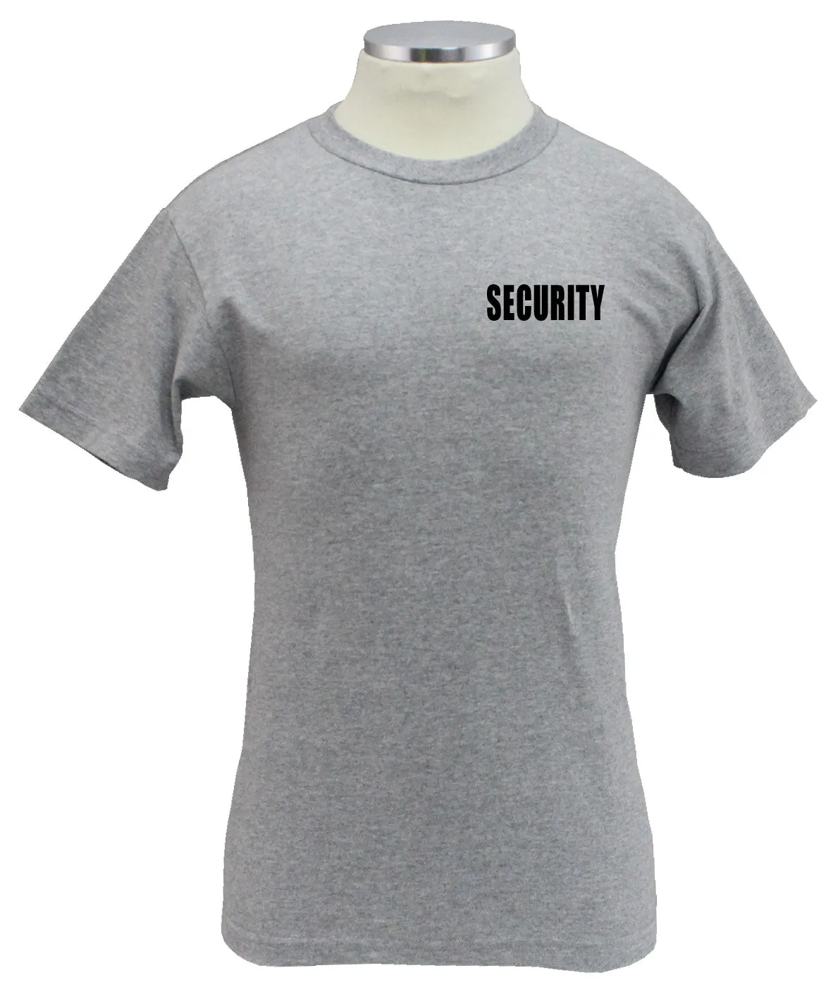 Security ID 100% Cotton Short Sleeves T Shirts Front and Back