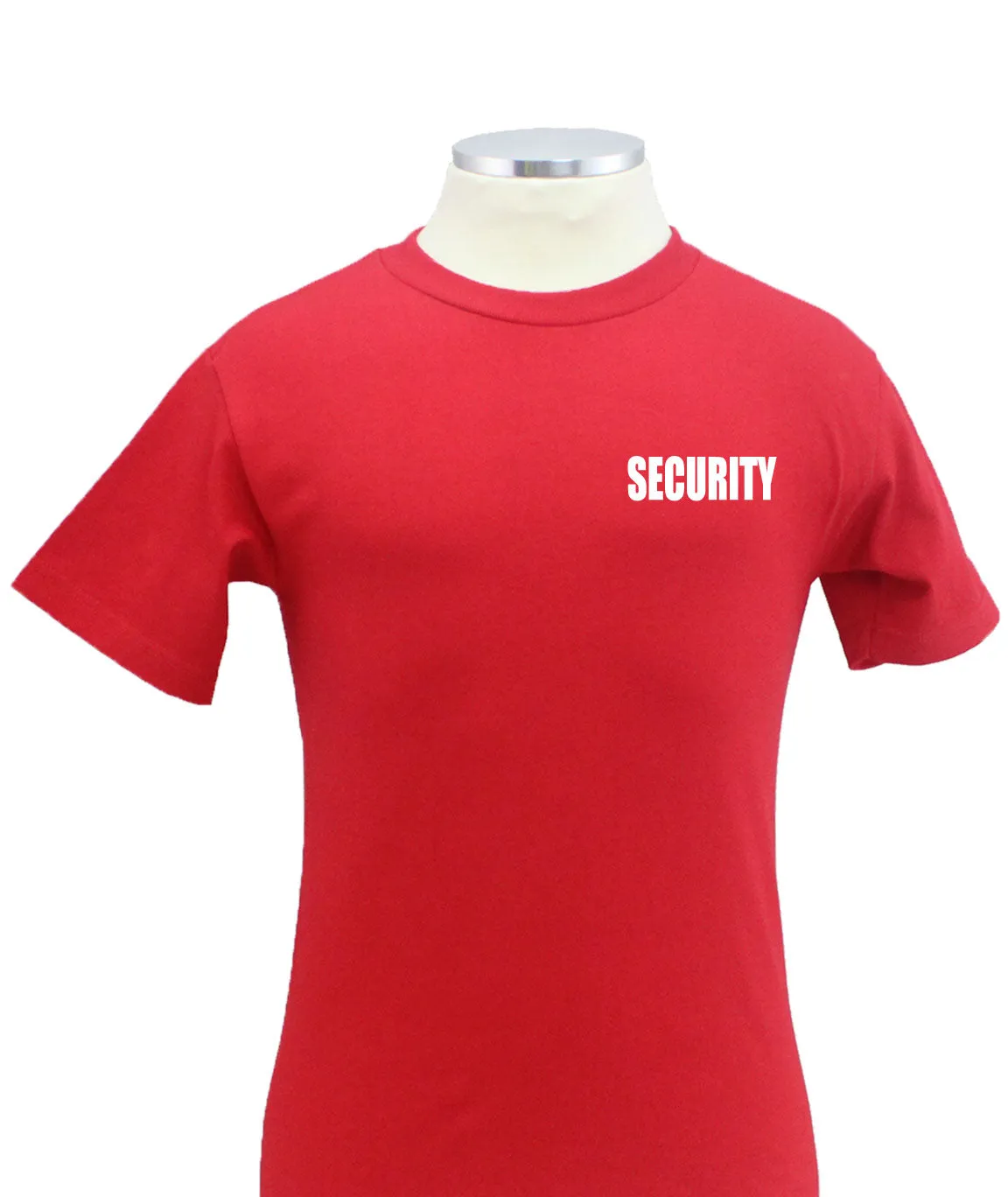 Security ID 100% Cotton Short Sleeves T Shirts Front and Back