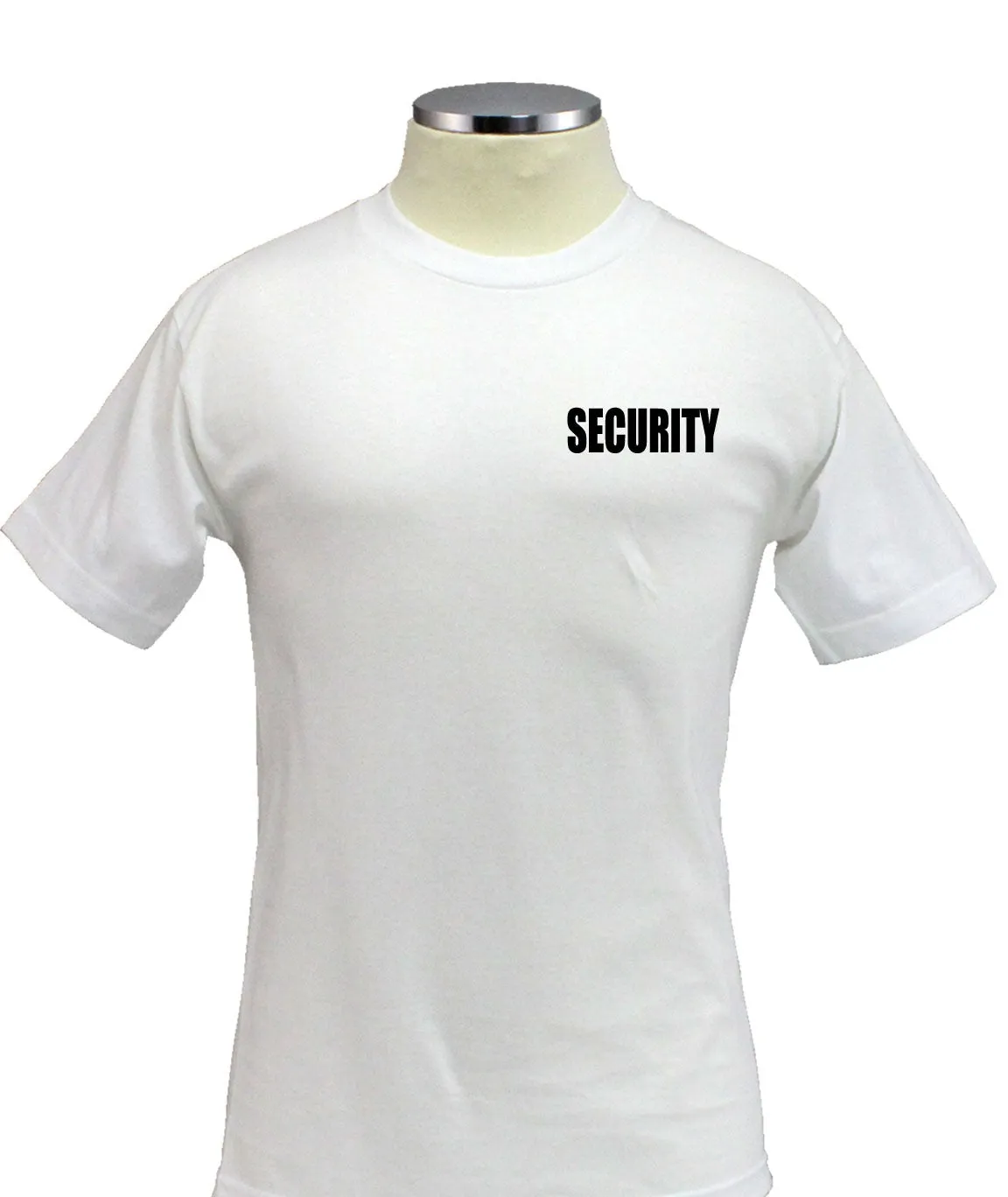 Security ID 100% Cotton Short Sleeves T Shirts Front and Back