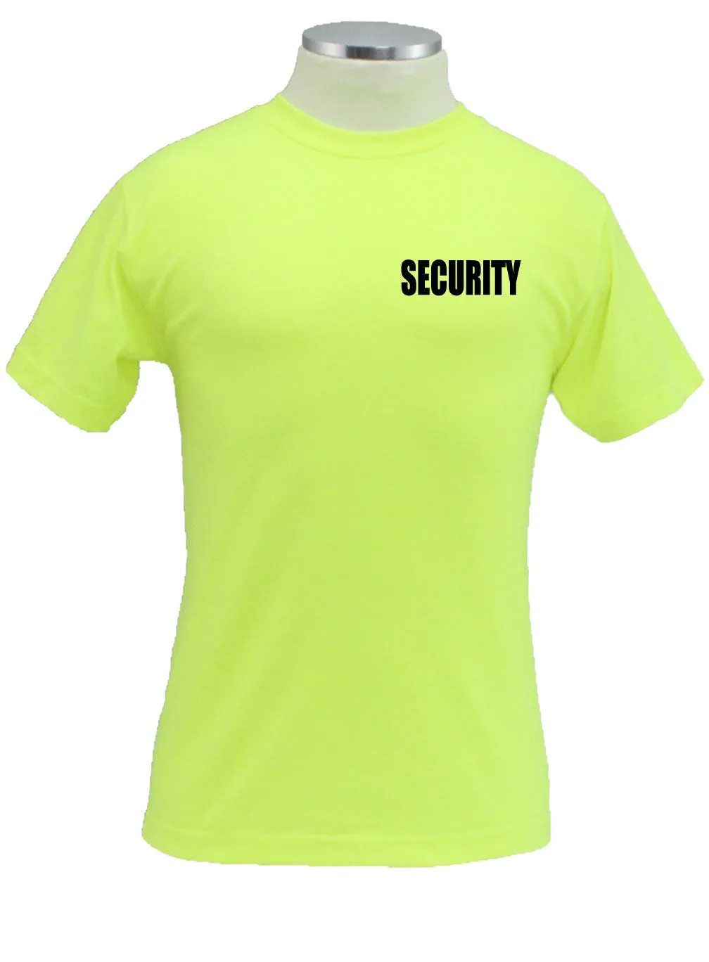 Security ID 100% Cotton Short Sleeves T Shirts Front and Back