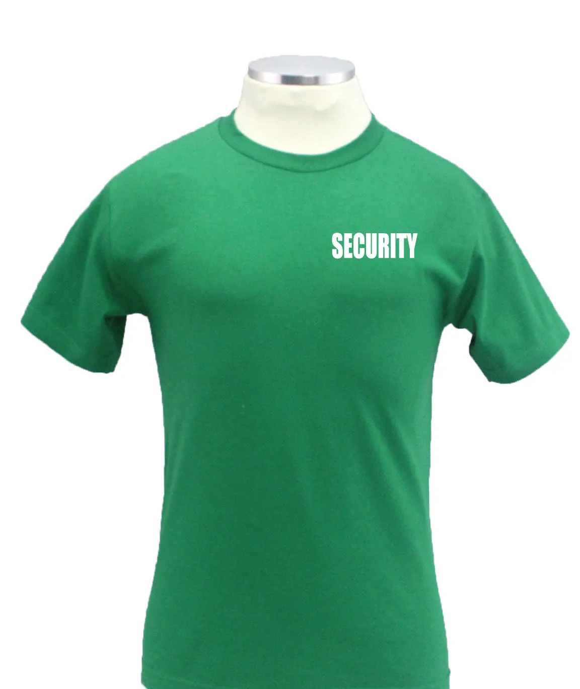 Security ID 100% Cotton Short Sleeves T Shirts Front and Back