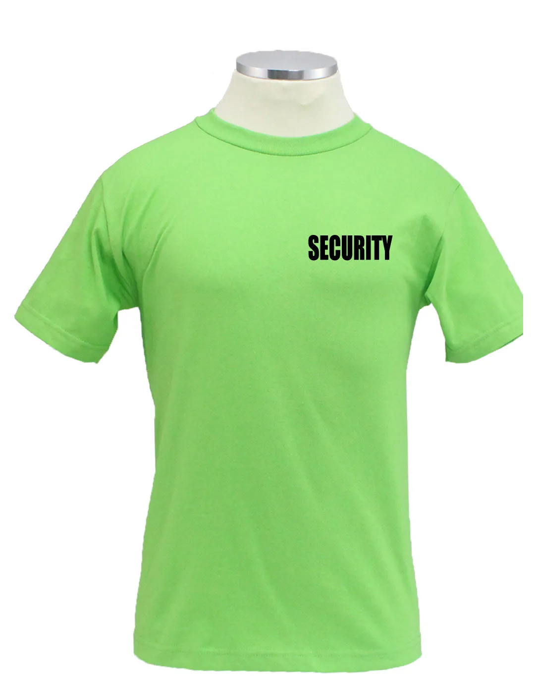 Security ID 100% Cotton Short Sleeves T Shirts Front and Back