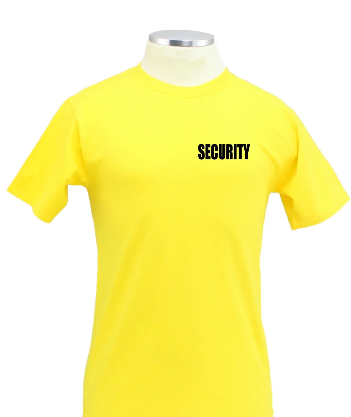 Security ID 100% Cotton Short Sleeves T Shirts Front and Back