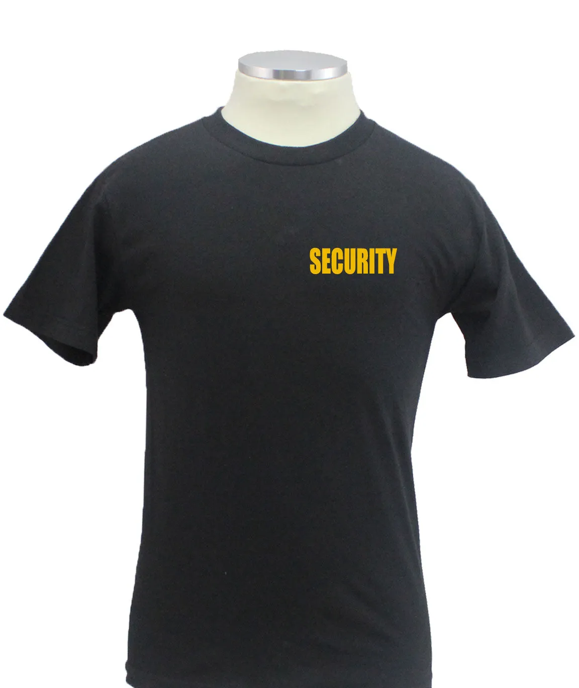 Security ID 100% Cotton Short Sleeves T Shirts Front and Back