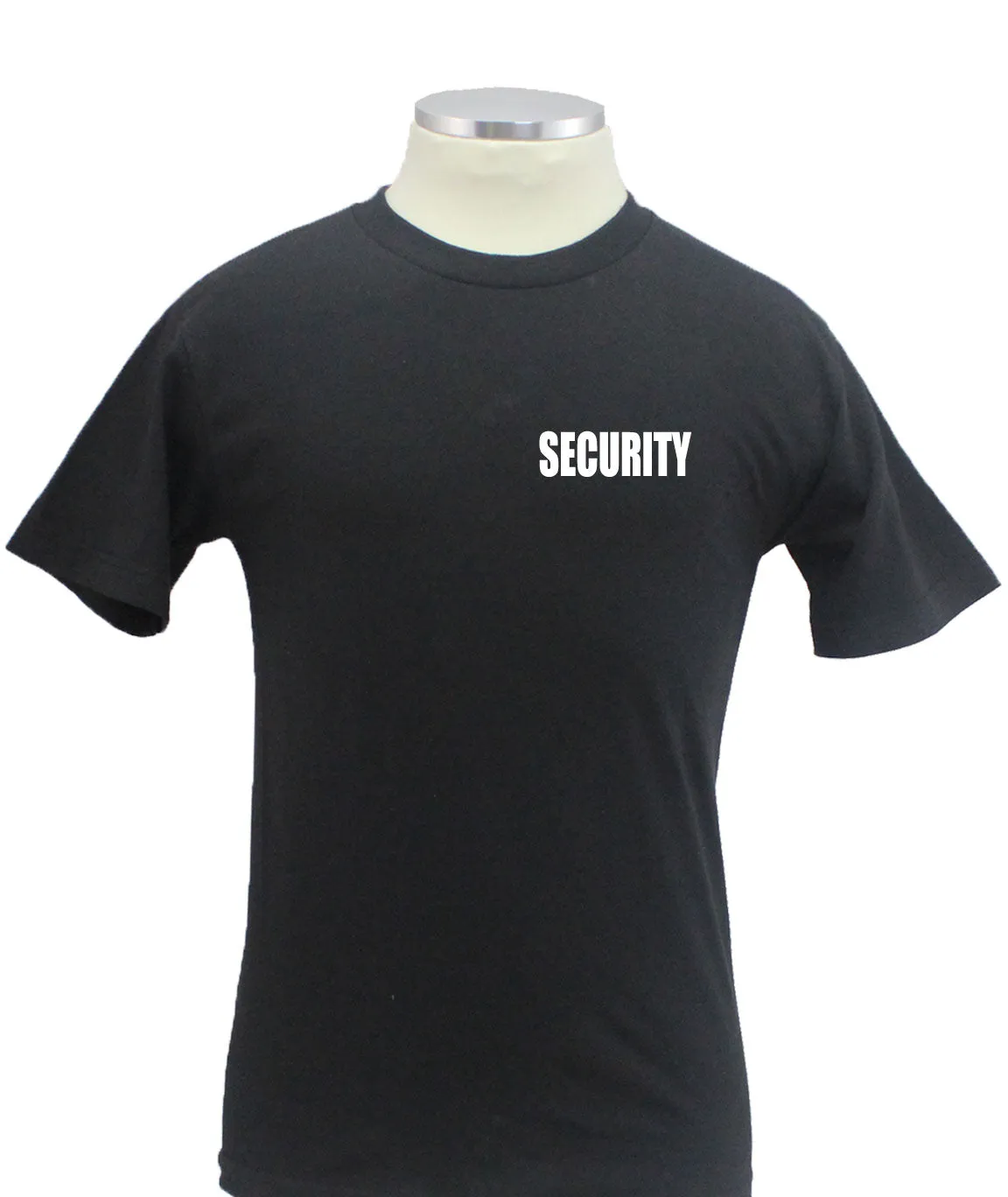 Security ID 100% Cotton Short Sleeves T Shirts Front and Back