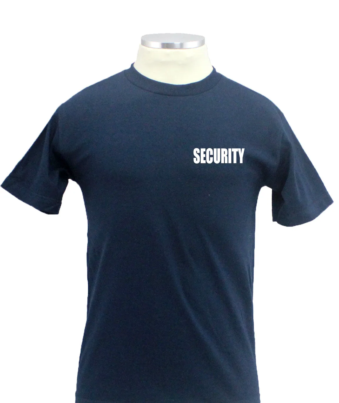 Security ID 100% Cotton Short Sleeves T Shirts Front and Back