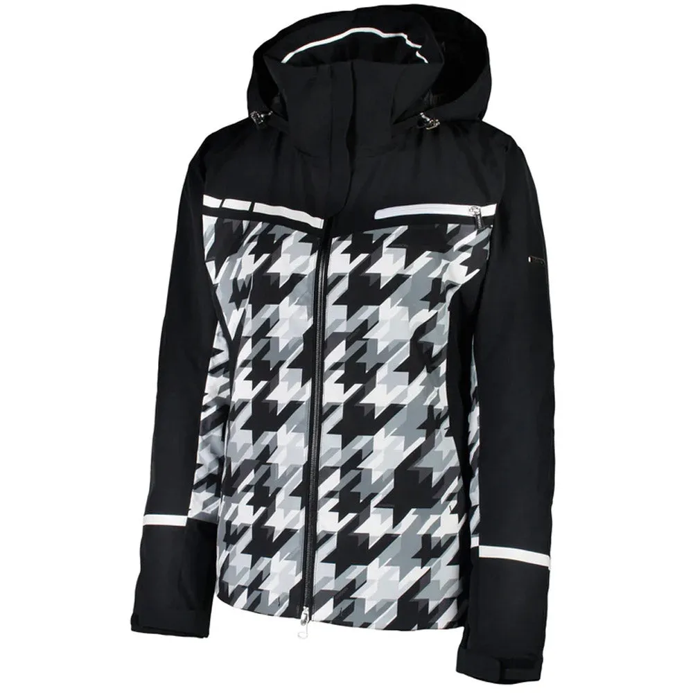 Solitaire Print Ski Jacket - Womens