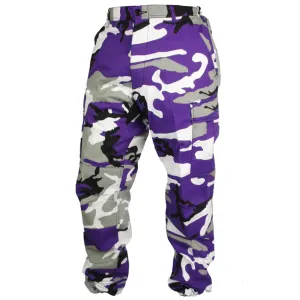 Tactical Camo BDU Pants - Purple