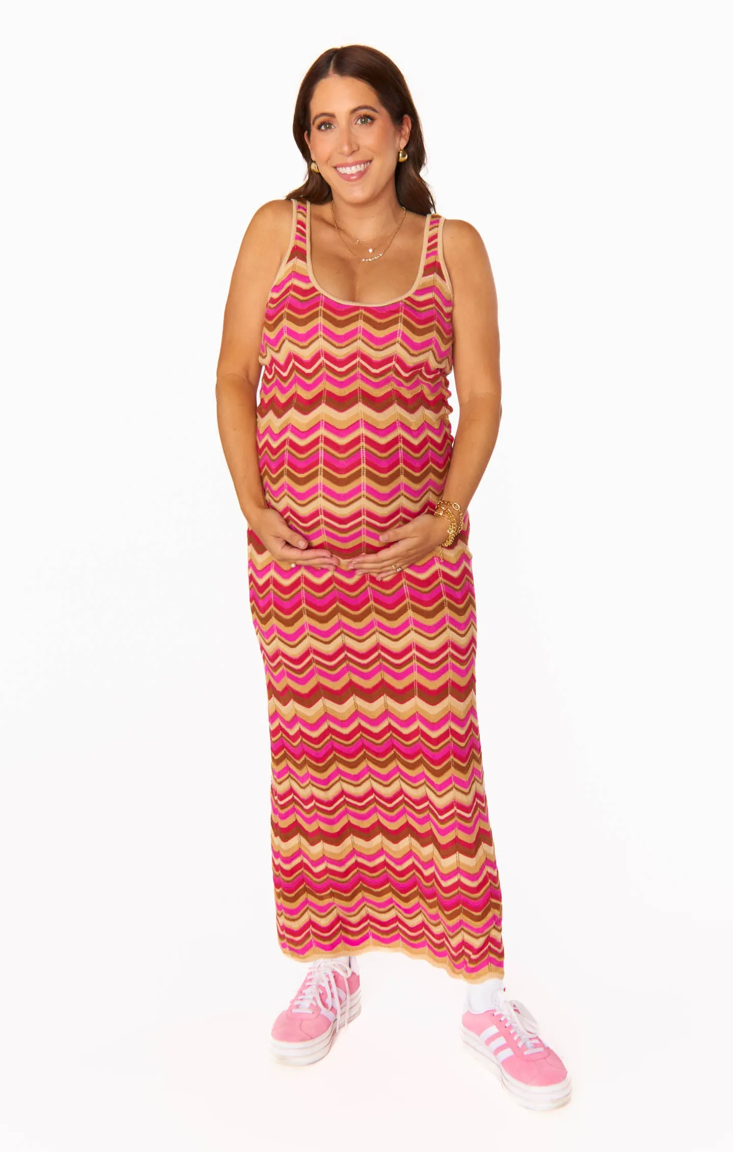 Tala Tank Maxi ~ Horizon Stripe Knit