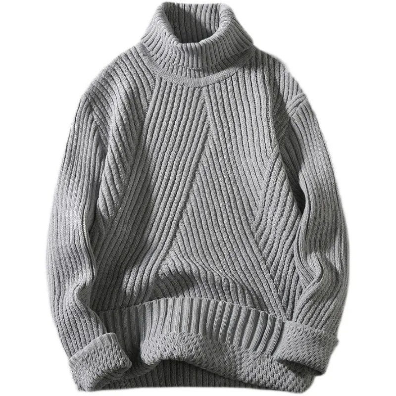 TC Turtleneck Knitted Thick Sweater