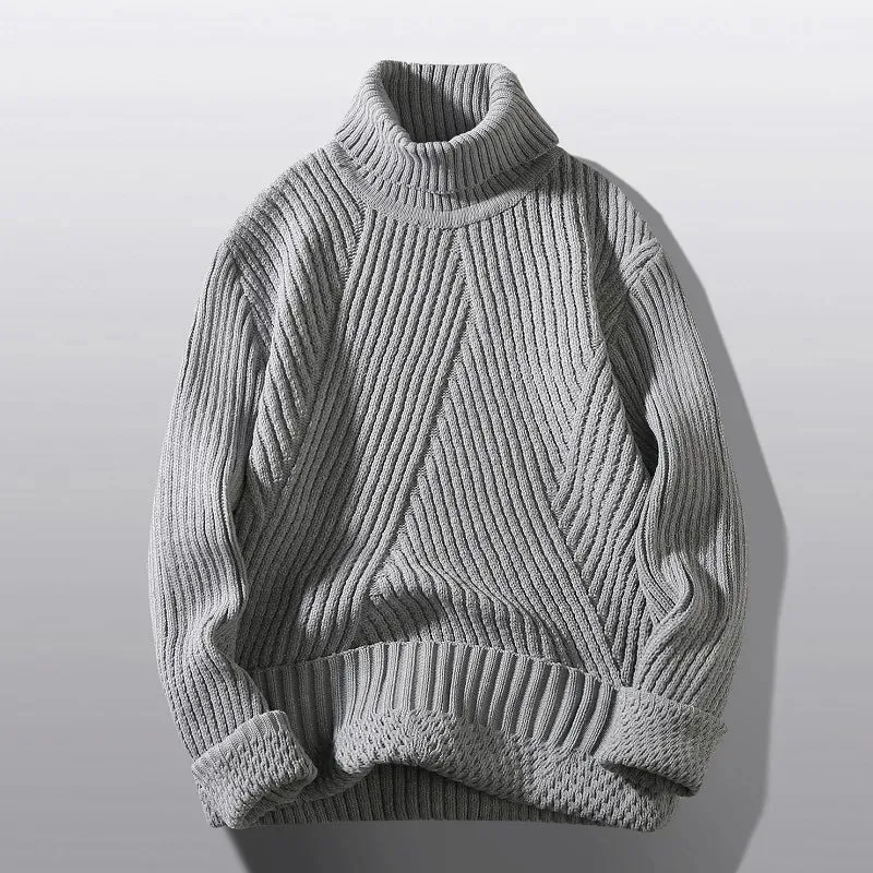 TC Turtleneck Knitted Thick Sweater