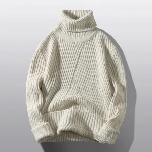 TC Turtleneck Knitted Thick Sweater