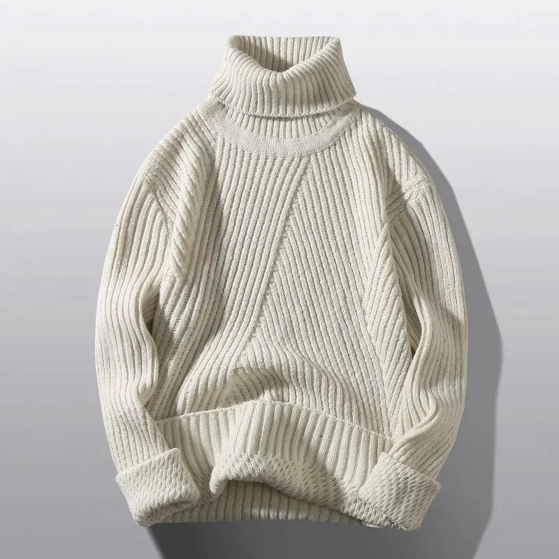 TC Turtleneck Knitted Thick Sweater