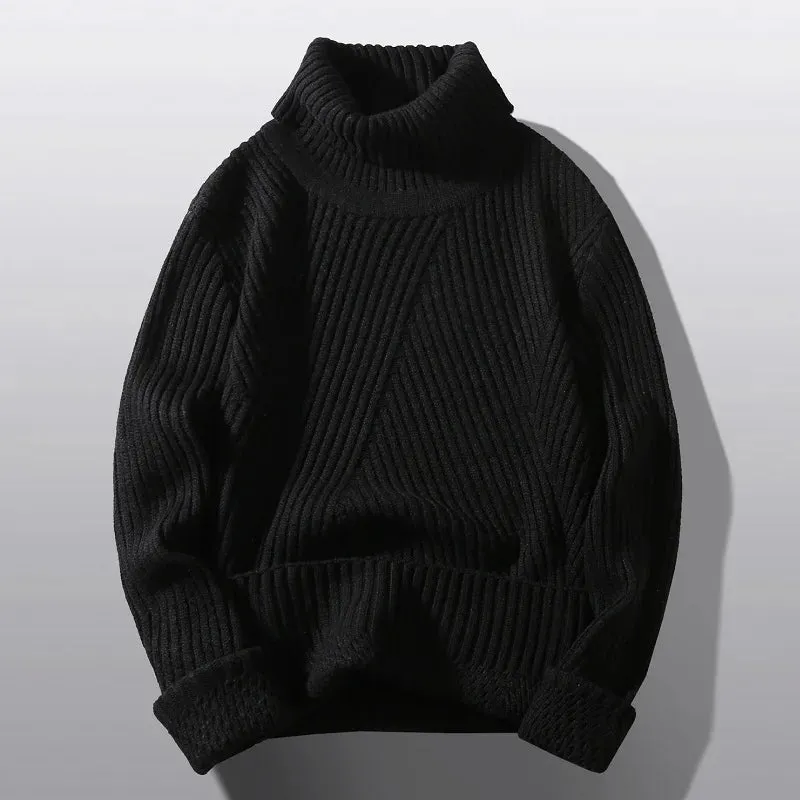 TC Turtleneck Knitted Thick Sweater