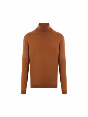 Turtleneck Cashmere Blend Sweater