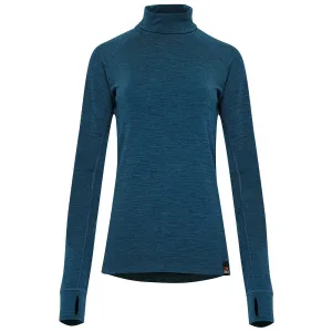 Womens 160 Merino Active Roll Neck (Petrol)